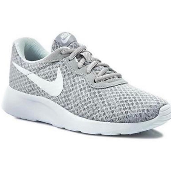 Nike Shoes - Nike Tanjun Running Sneakers Shoes Gray White